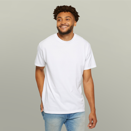 Unisex geverfd T-shirt