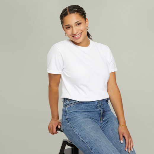 Unisex geverfd T-shirt